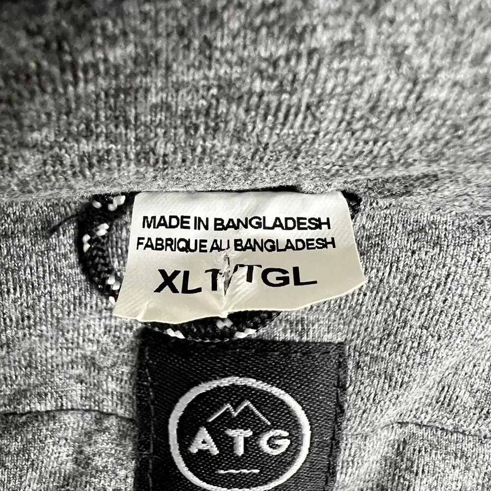 ATG All Terrain Gear Jacket Mens XL Reversible Lightweight Outdoor Zip Packable